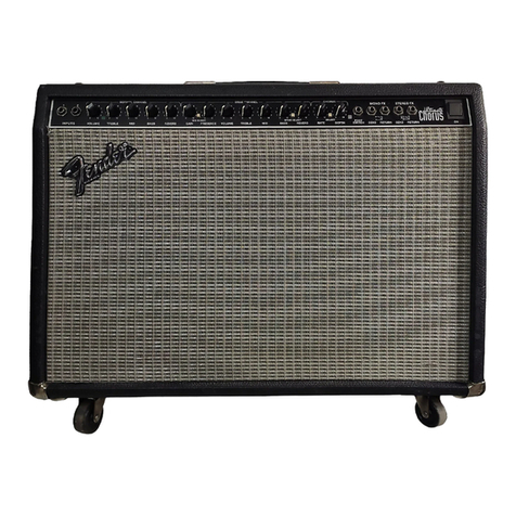 Fender Ultimate Chorus User manual