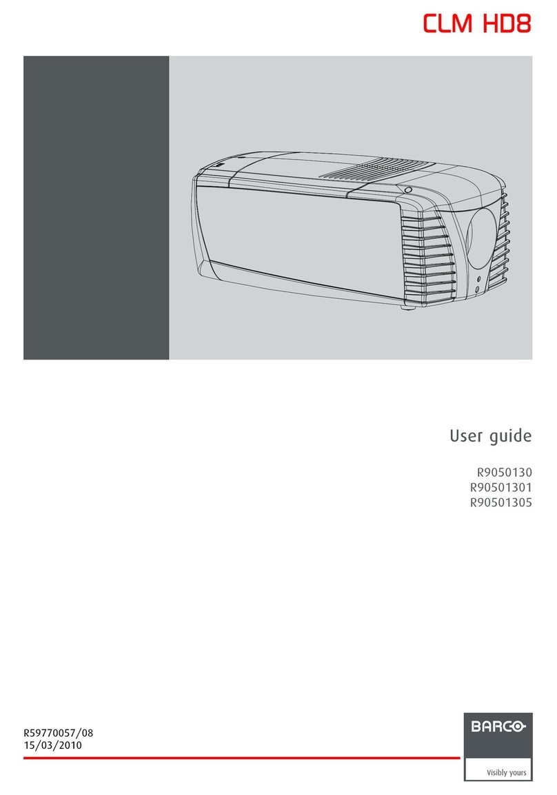Barco CLM HD8 R9050130 User manual