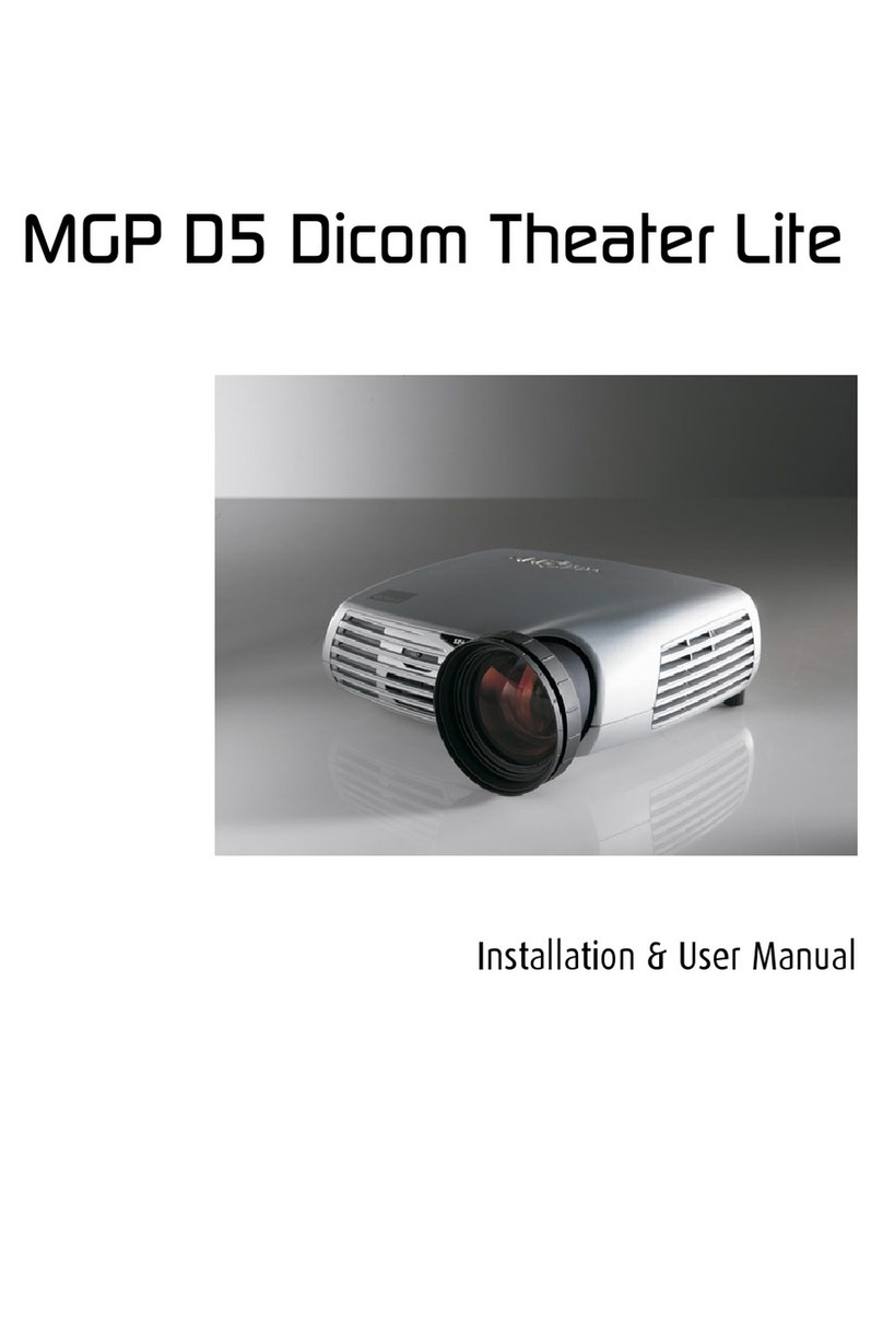 Barco MGP D5 Instruction Manual