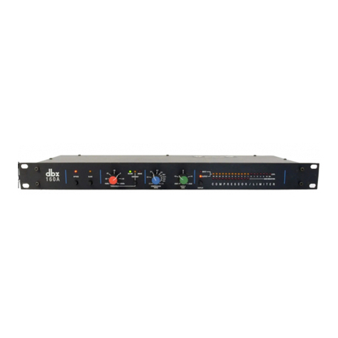 dbx 160A User manual