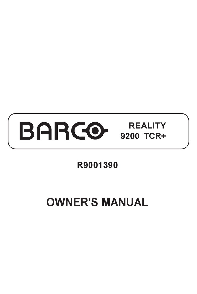 Barco R9001390 owner's manual