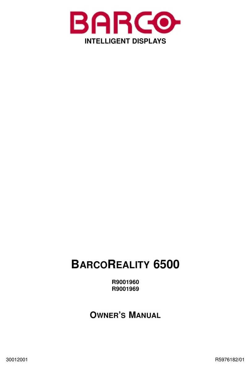 Barco R9001960 User manual
