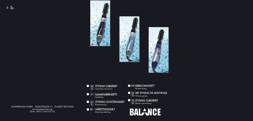 Balance Styling Curler Set KH 5520 operating instructions