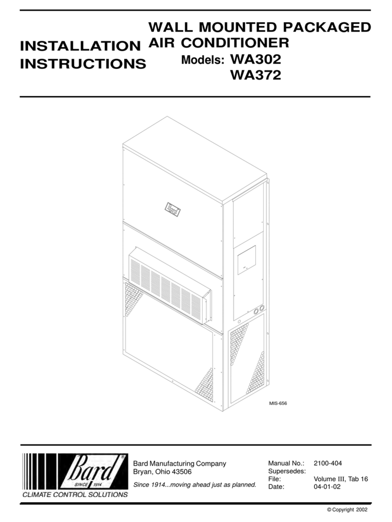 Bard WA302 User manual