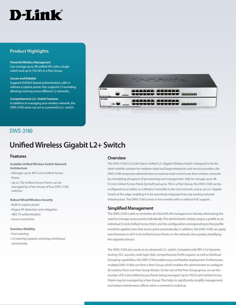 D-Link DWS-3160-24TC User manual D-Link DWS-3160-24TC User manual