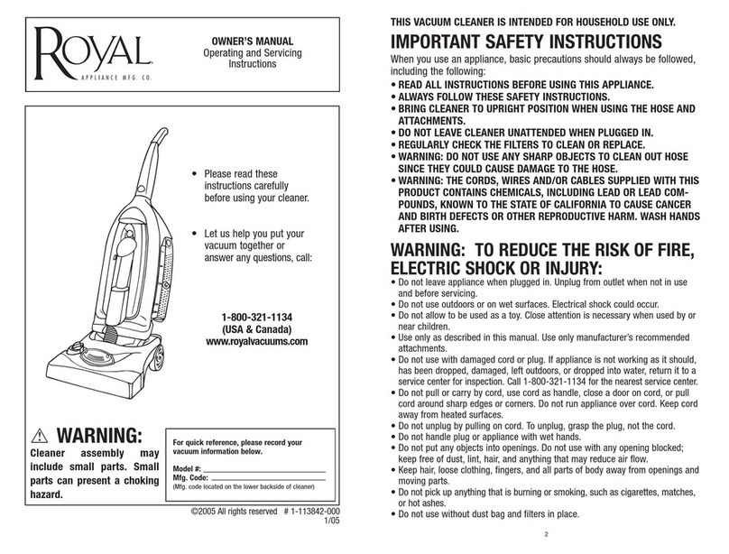 Royal Vibe M091020V owner's manual
