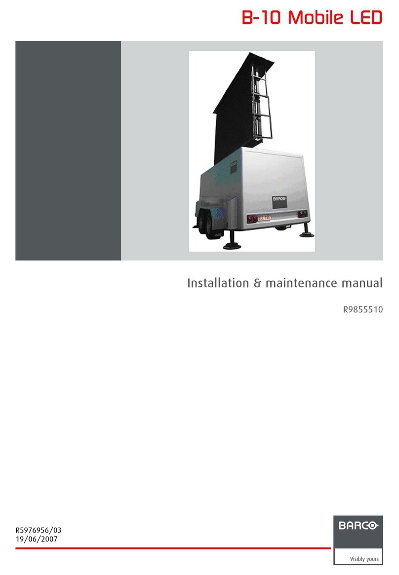 Barco B-10 Mobile LED R9855510 Instruction Manual