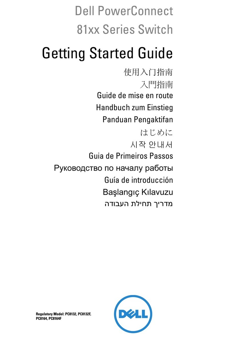 Dell PowerConnect 8100 Series Getting started guide