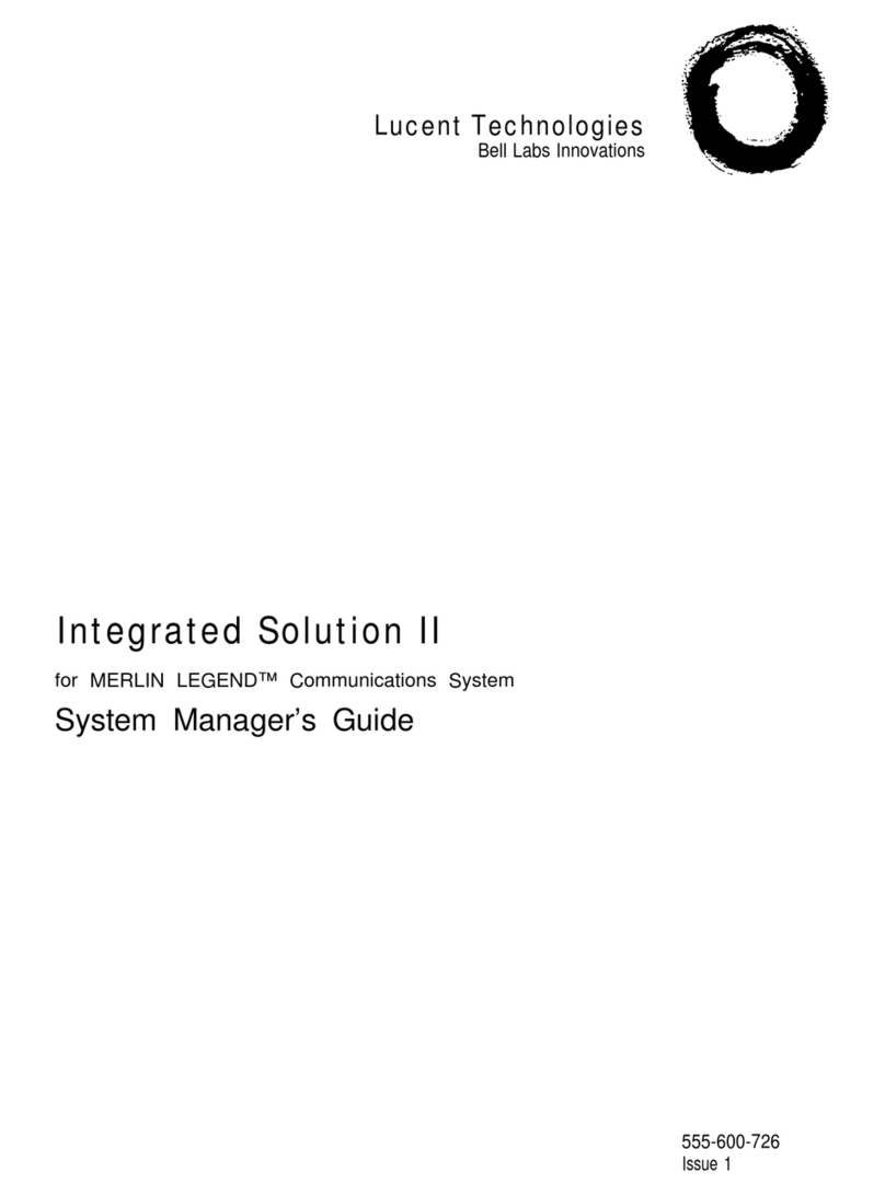 Lucent Technologies Integrated Solution II User guide
