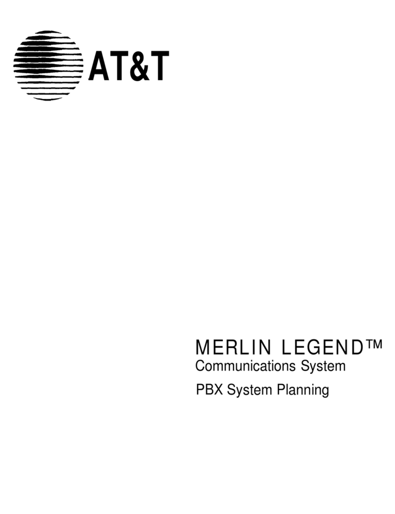 AT&T MERLIN LEGEND Communications System PBX... Technical manual