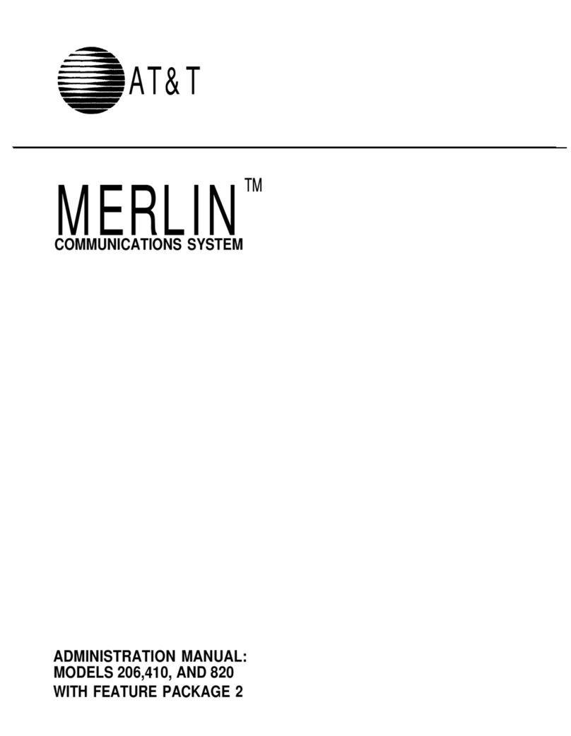 AT&T MERLIN 410 Instruction Manual