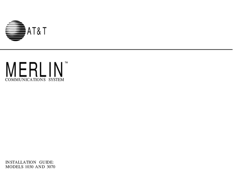 AT&T Merlin 1030 User manual