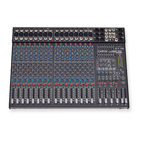 CARVIN C1644(P operating manual