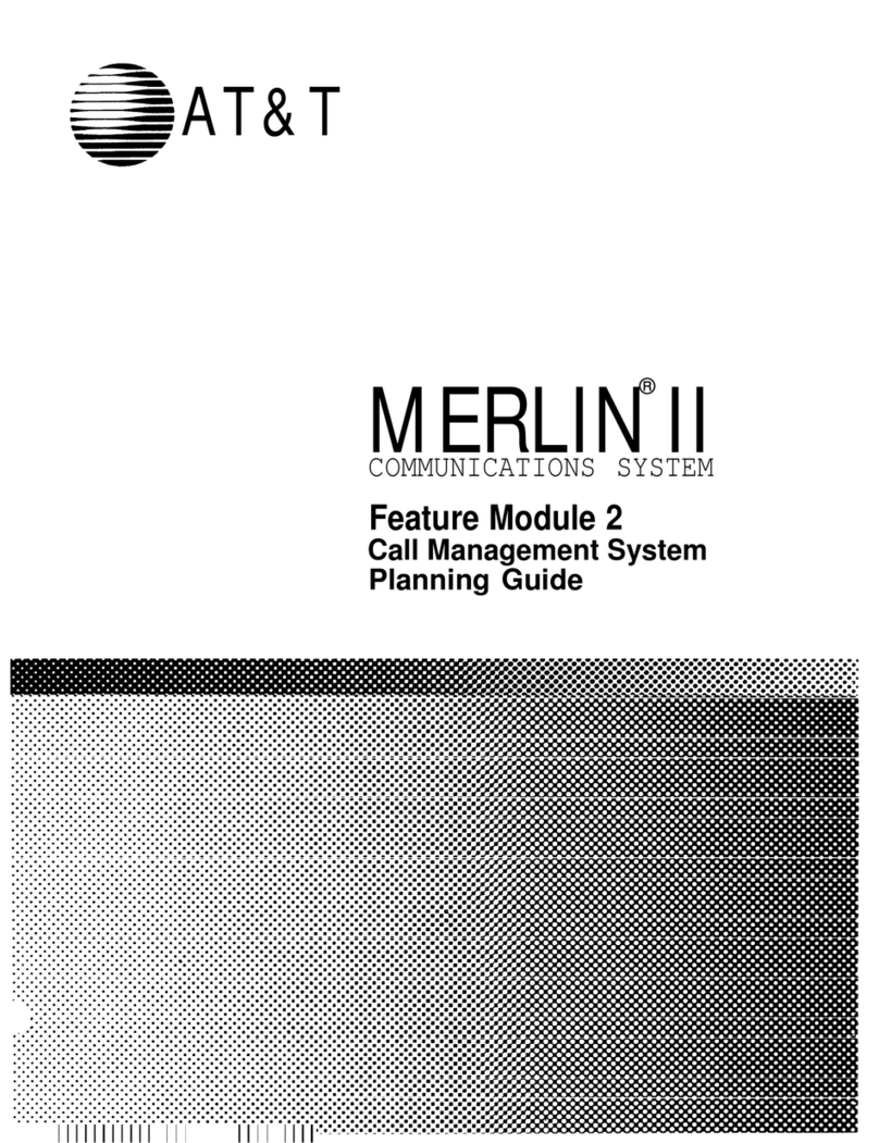 AT&T Merlin II Feature Module 2 Technical manual