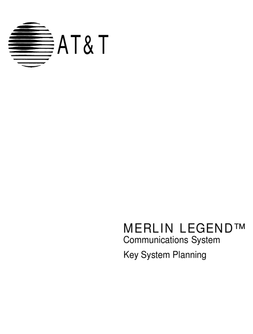 AT&T MERLIN LEGEND Key system planning