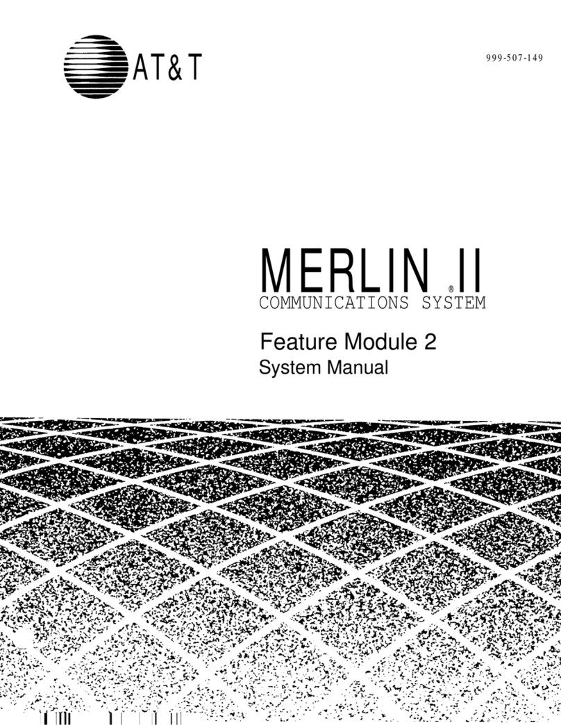 AT&T Merlin II Feature Module 2 User guide