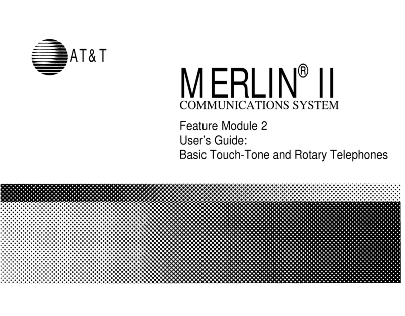 AT&T Merlin II Feature Module 2 User manual