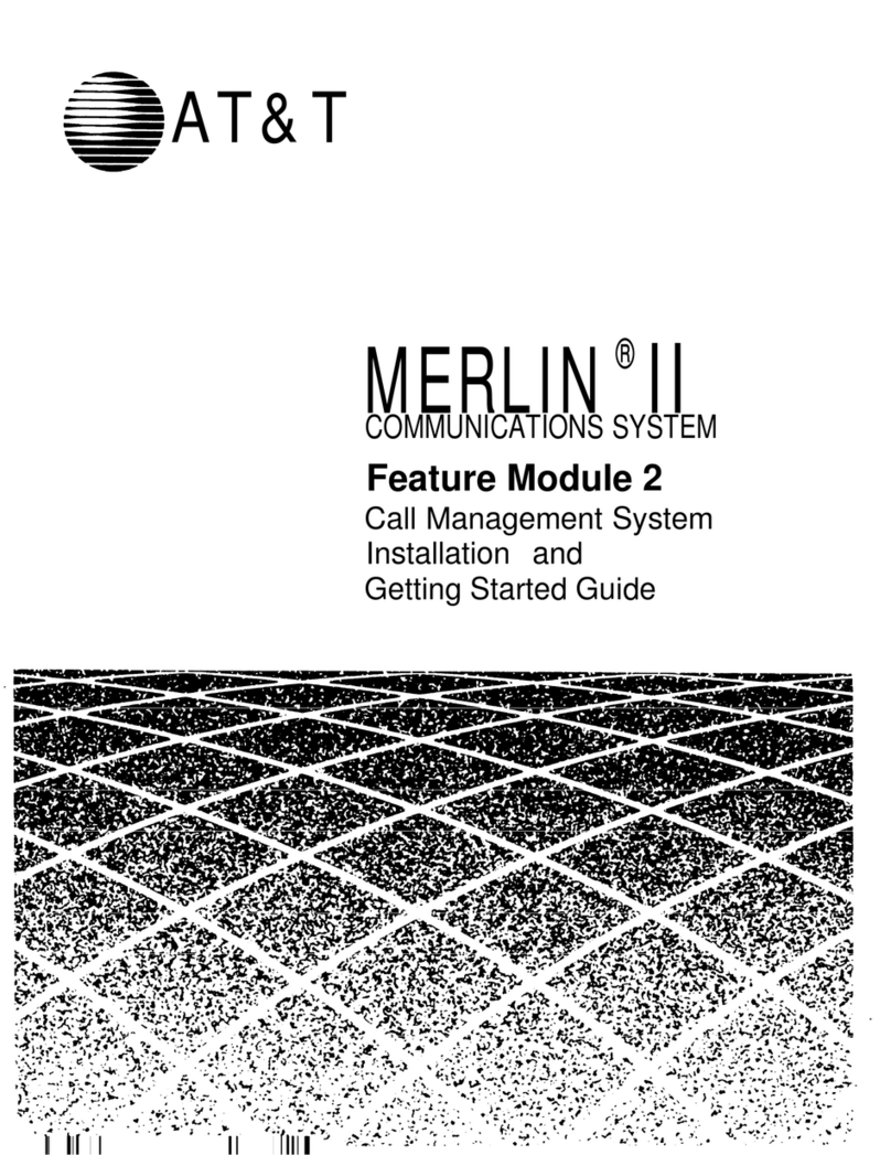 AT&T Merlin II Feature Module 2 User manual
