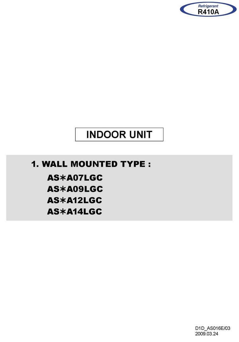 Fujitsu AS*A07LGC Series User manual