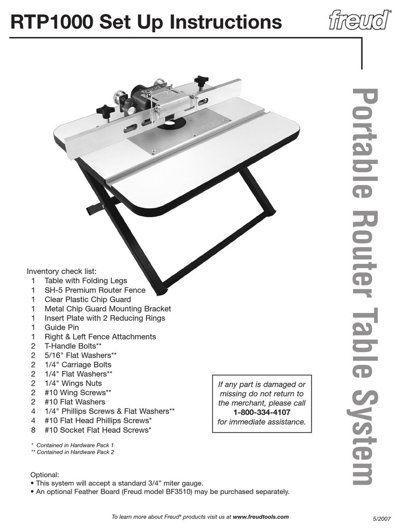 Freud RTP1000 Set up and instructions