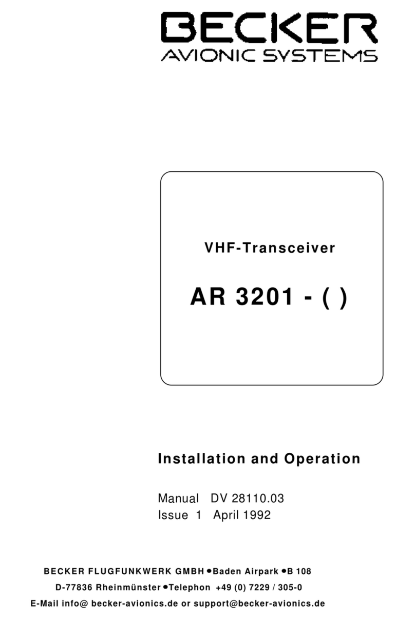 Becker AR 3201 User manual