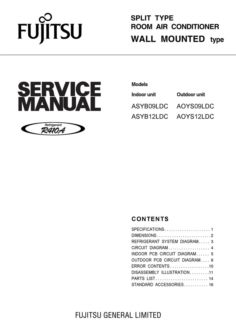 Fujitsu ASYB09LDC User manual Fujitsu ASYB09LDC User manual