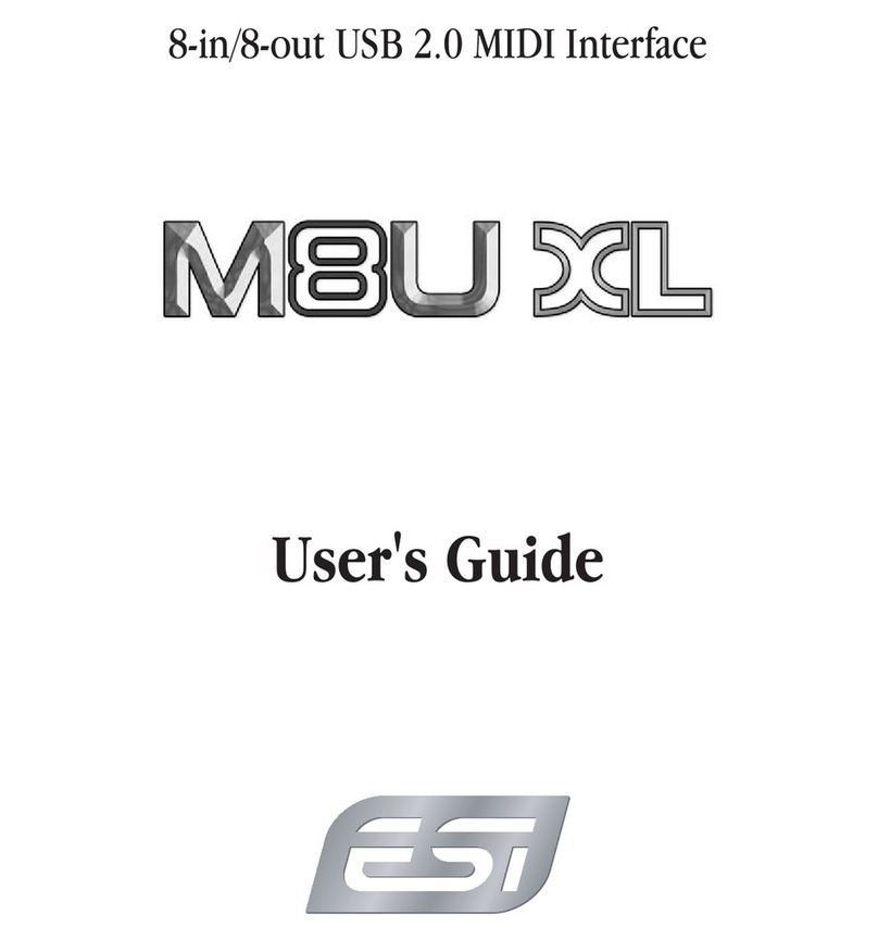 ESI M8U XL user guide