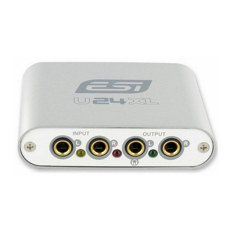 ESI U24 XL user guide