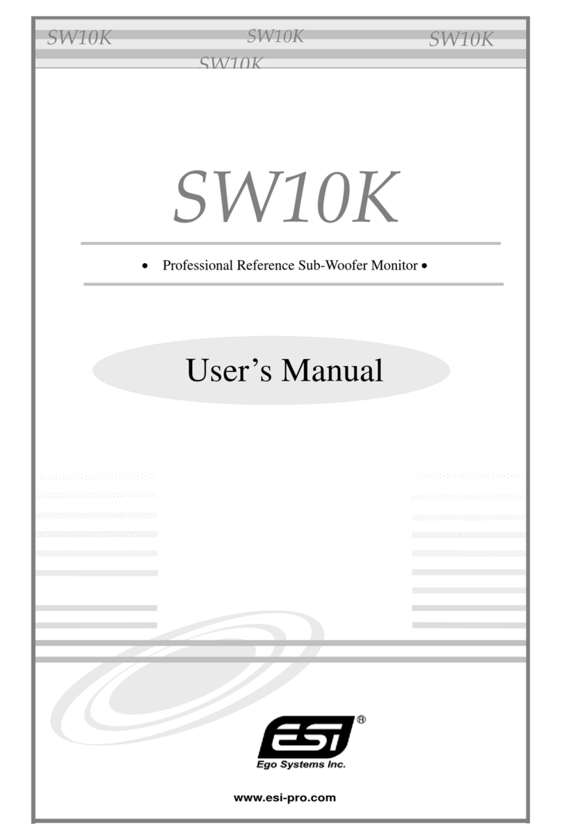 ESI SW10K eXperience user manual