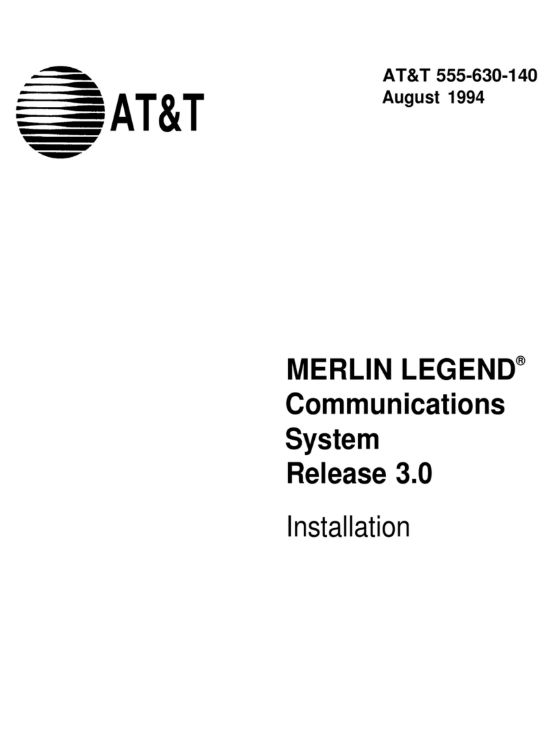AT&T MERLIN LEGEND Release 3.0 Installation