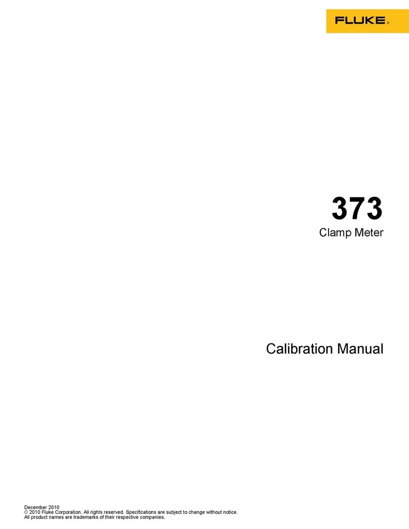 Fluke 373 Calibration manual