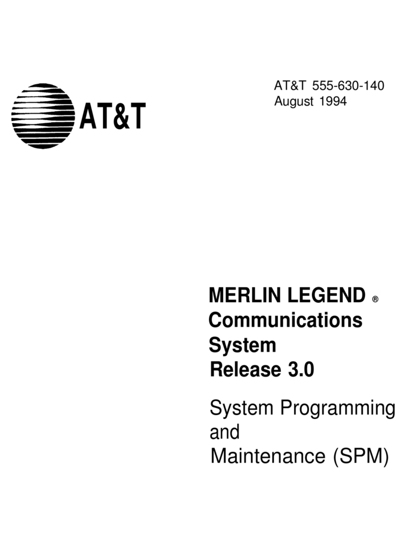 AT&T MERLIN LEGEND Release 3.0 User guide