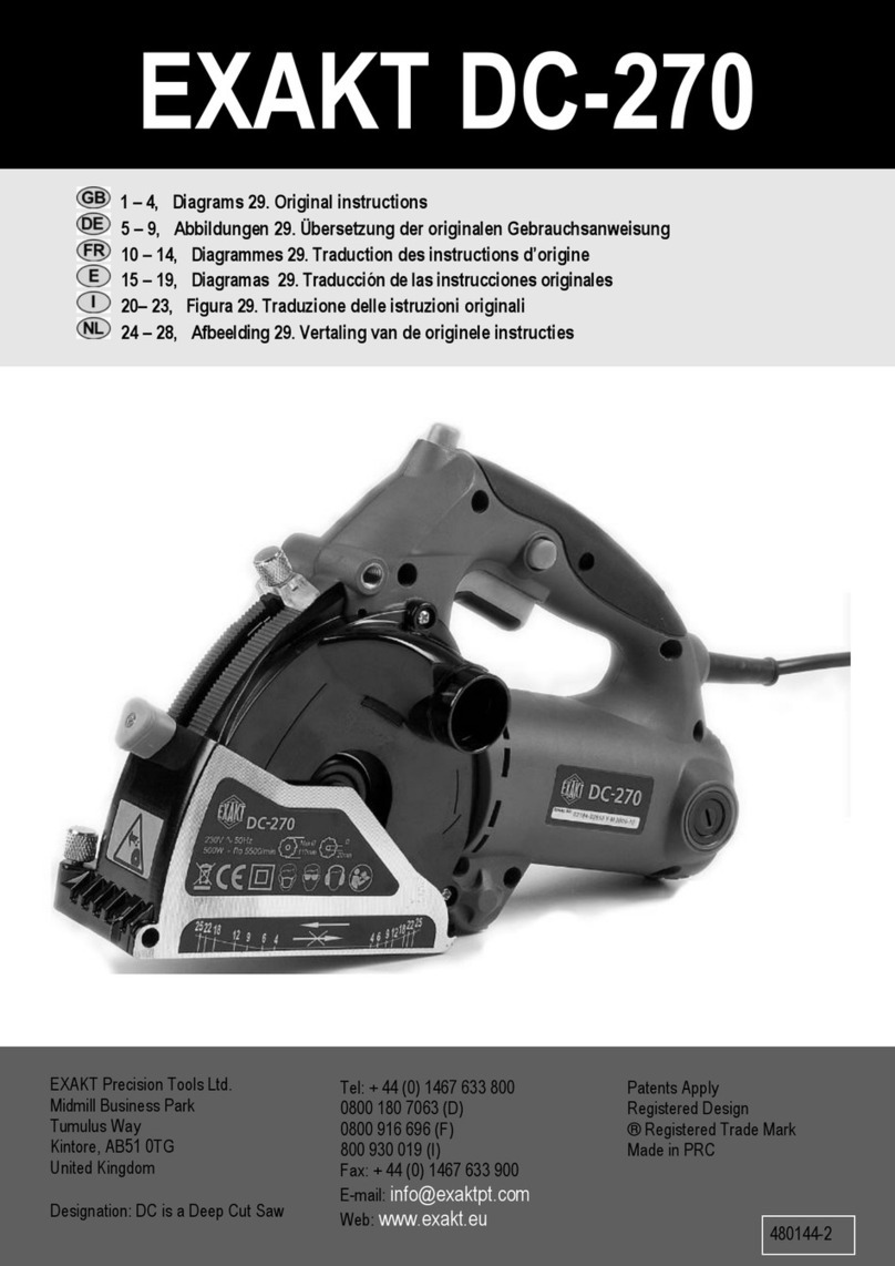 Exakt DC 270 manual