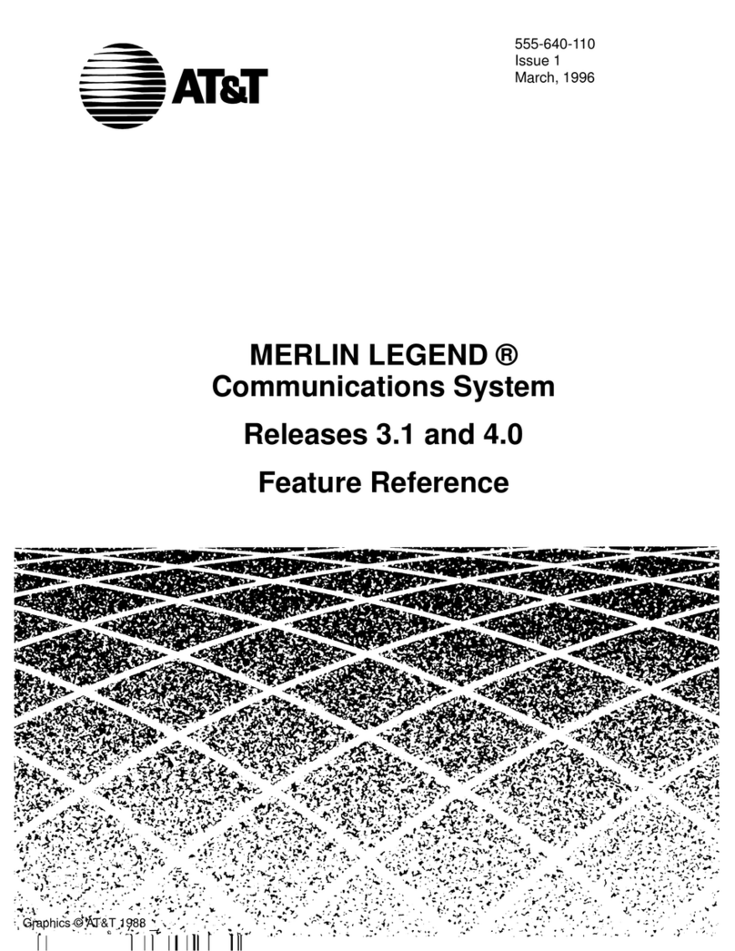 AT&T MERLIN LEGEND Release 4.0 Owner's manual