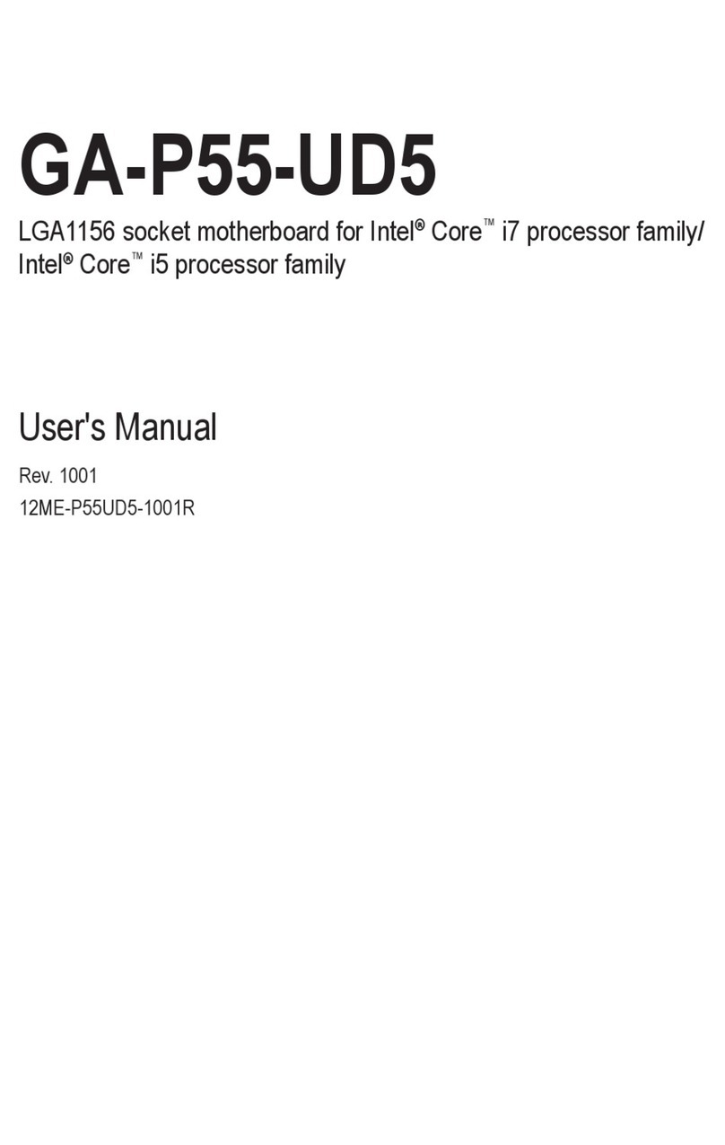 Gigabyte GA-P55-UD5 User manual
