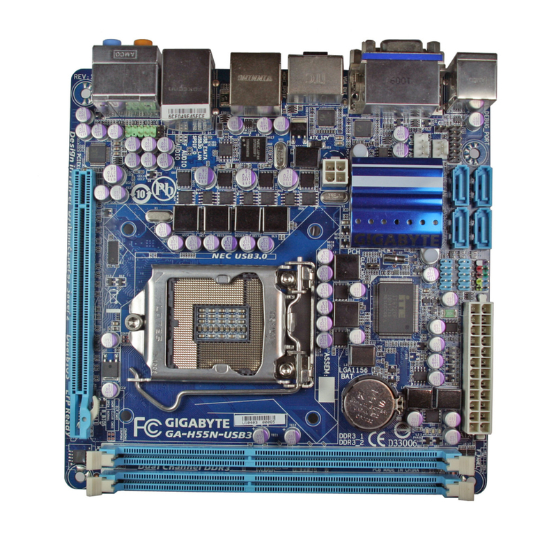 Gigabyte GA-H55N-USB3 user manual