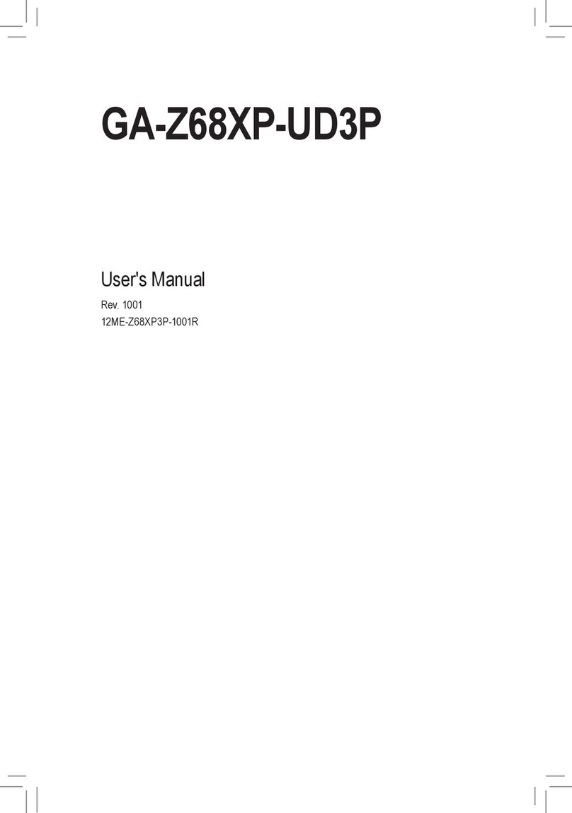 Gigabyte GA-Z68XP-UD3P user manual