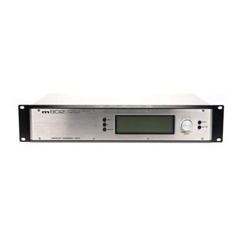 Grace m802 User manual