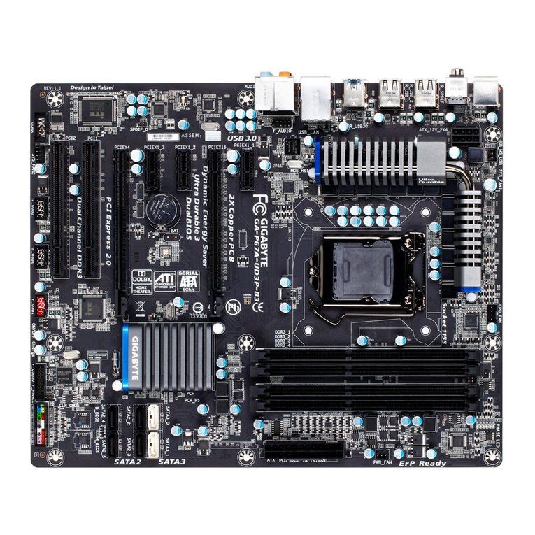 Gigabyte GA-P67A-UD3P-B3 user manual