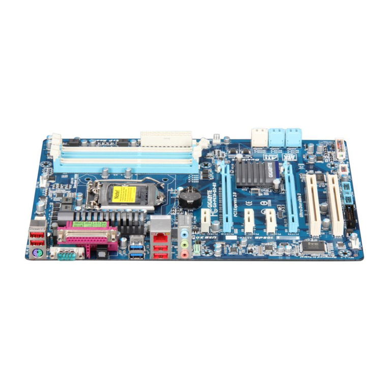 Gigabyte GA-P67A-D3-B3 User manual