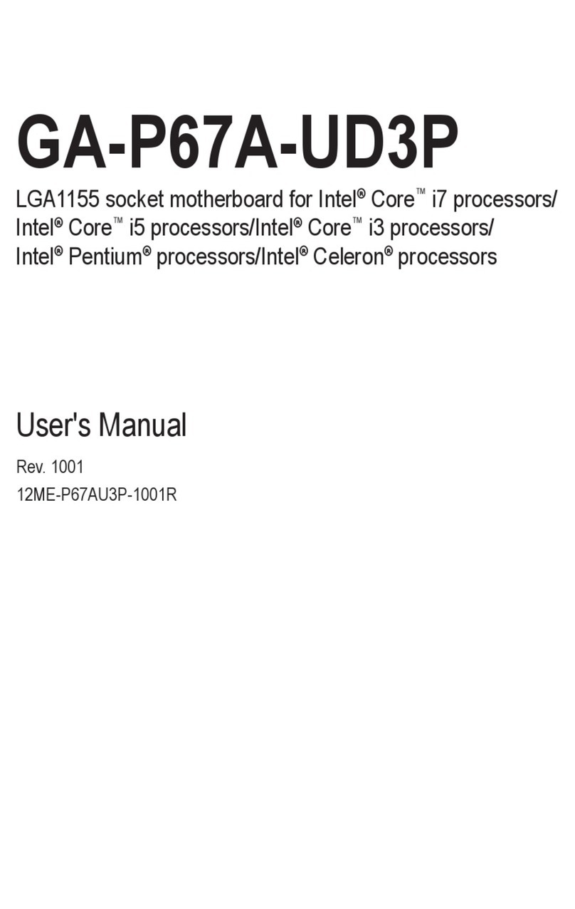 Gigabyte GA-P67A-UD3P User manual