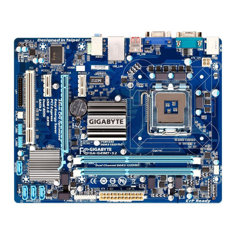 Gigabyte GA-G41MT-S2 User manual