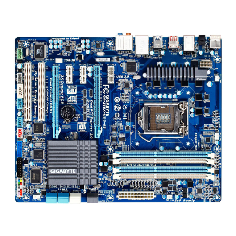 Gigabyte GA-Z68X-UD3-B3 User manual