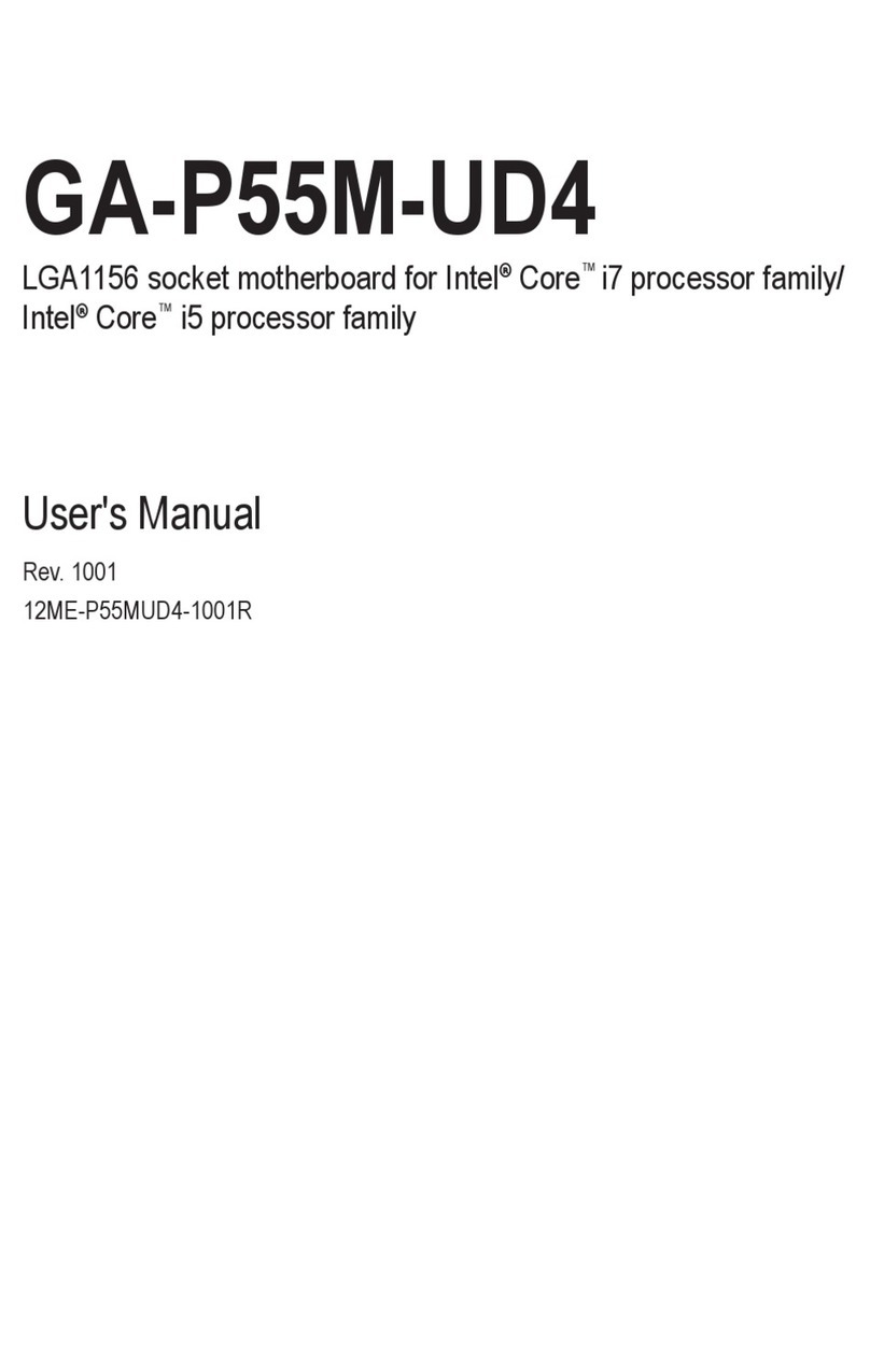 Gigabyte GA-P55M-UD4 user manual