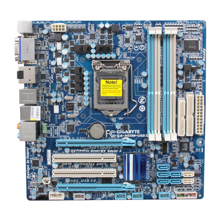 Gigabyte GA-H55-USB3 user manual