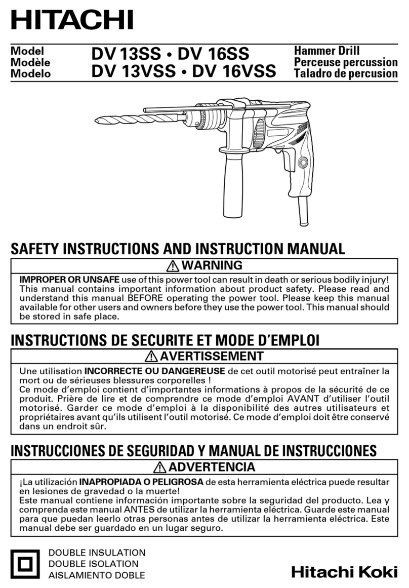 Hitachi DV 16VSS instruction manual