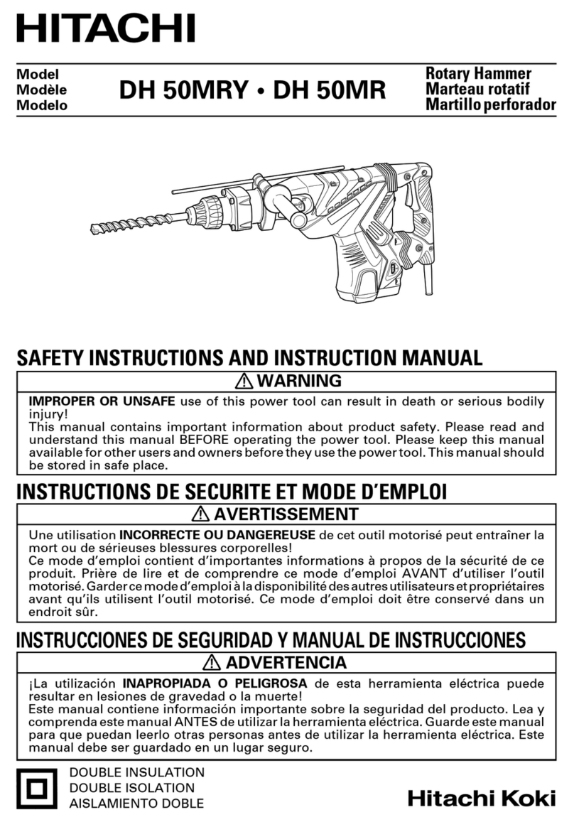 Hitachi DH 50MRY User manual