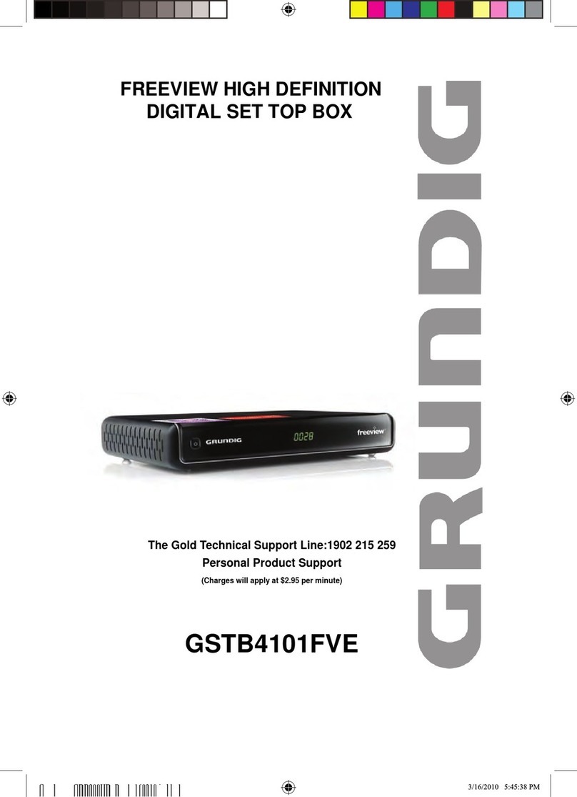 Grundig GSTB4101FVE User manual Grundig GSTB4101FVE User manual