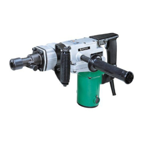 Hitachi DH50SBK - 2" Spline Rotary HAMMERW/CASE 10.4Amp... User manual