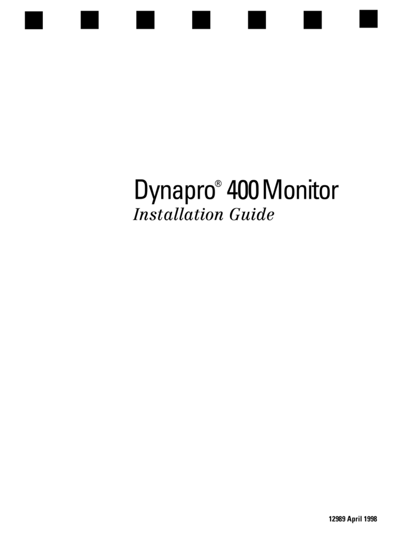 3M Dynapro 400 User manual